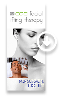 CACI Non-surgical Face Lift - About Face Leaflet