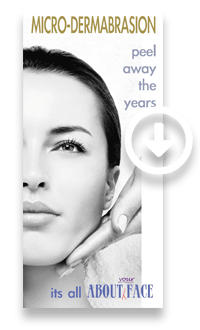 About Face Microdermabrasion Leaflet
